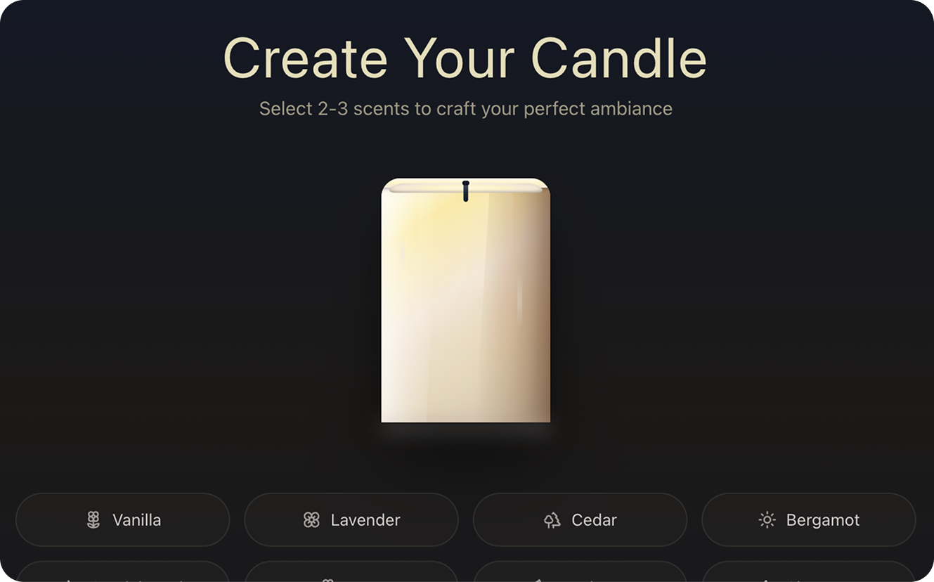 Candle maker app