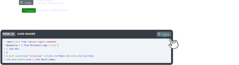 Interaction spec showing component states and trigger flows